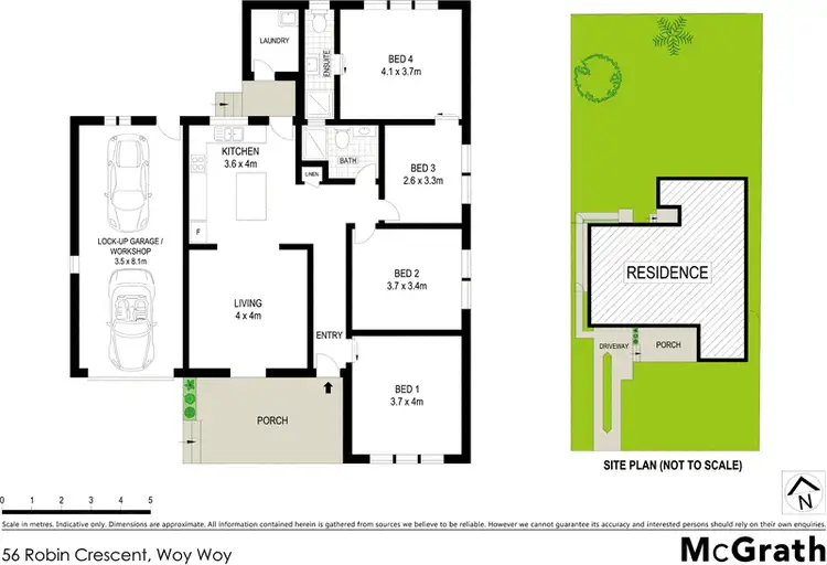 Floorplan of Homely house listing, 56 Robin Crescent, Woy Woy NSW 2256