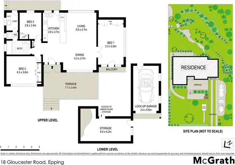 Floorplan of Homely house listing, 18 Gloucester Road, Epping NSW 2121