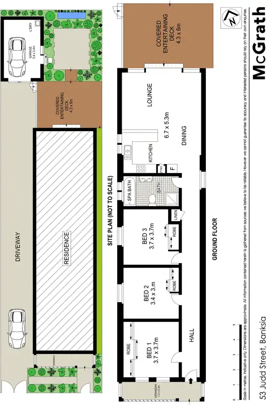 Floorplan of Homely house listing, 53 Judd Street, Banksia NSW 2216