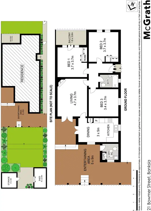 Floorplan of Homely house listing, 21 Bowmer Street, Banksia NSW 2216