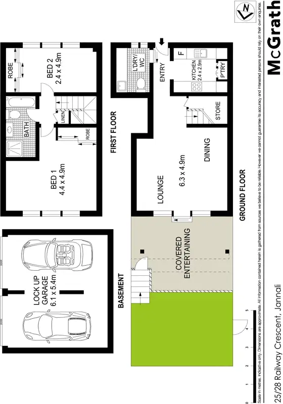 Floorplan of Homely townhouse listing, 25/28 Railway Crescent, Jannali NSW 2226