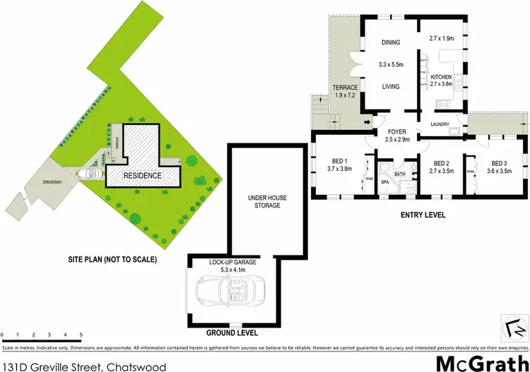 Floorplan of Homely house listing, 131D Greville Street, Chatswood NSW 2067