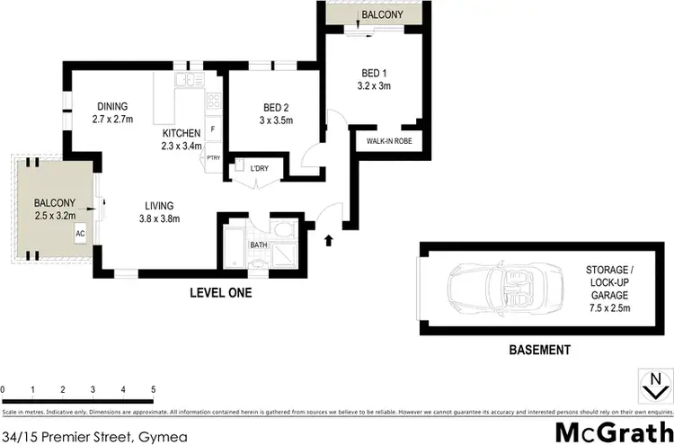 Floorplan of Homely apartment listing, 34/15 Premier Street, Gymea NSW 2227
