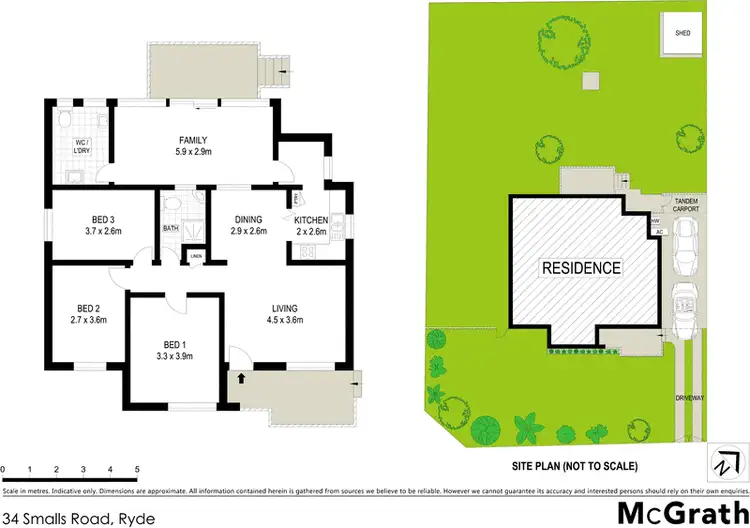 Floorplan of Homely house listing, 34 Smalls Road, Ryde NSW 2112