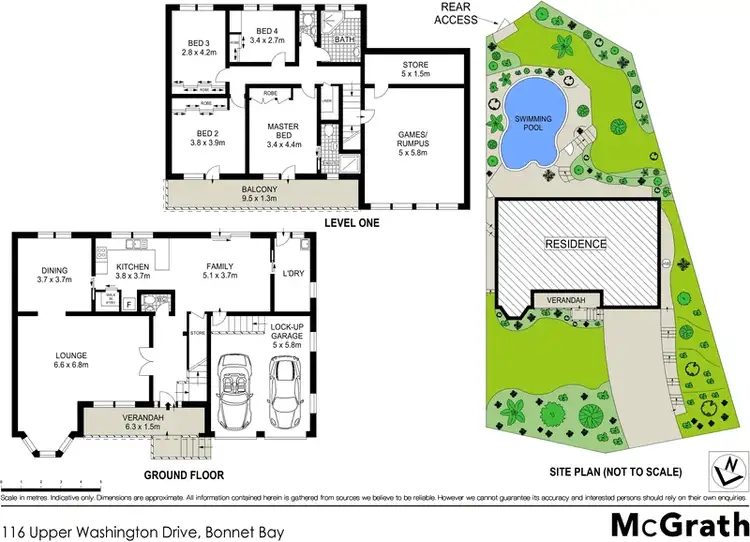 Floorplan of Homely house listing, 116 Upper Washington Drive, Bonnet Bay NSW 2226