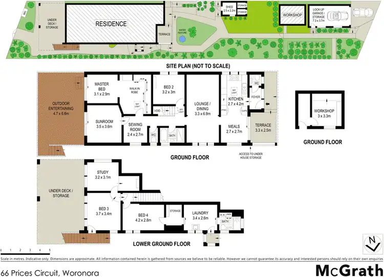 Floorplan of Homely house listing, 66 Prices Circuit, Woronora NSW 2232