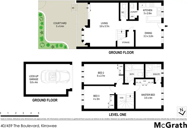 Floorplan of Homely townhouse listing, 40/465 The Boulevarde, Kirrawee NSW 2232