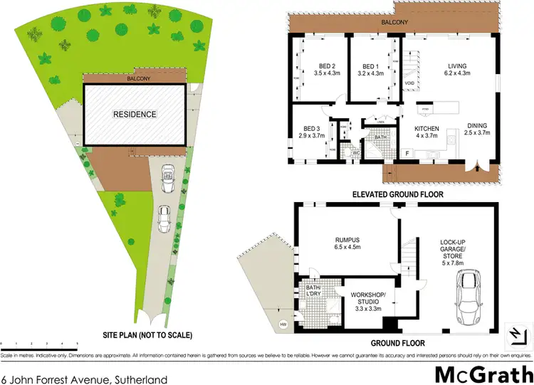 Floorplan of Homely house listing, 6 John Forrest Avenue, Sutherland NSW 2232