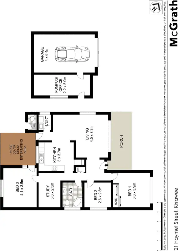 Floorplan of Homely house listing, 21 Haymet Street, Kirrawee NSW 2232