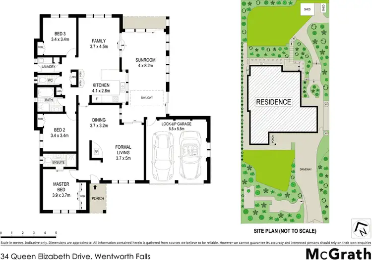 Floorplan of Homely house listing, 34 Queen Elizabeth Drive, Wentworth Falls NSW 2782