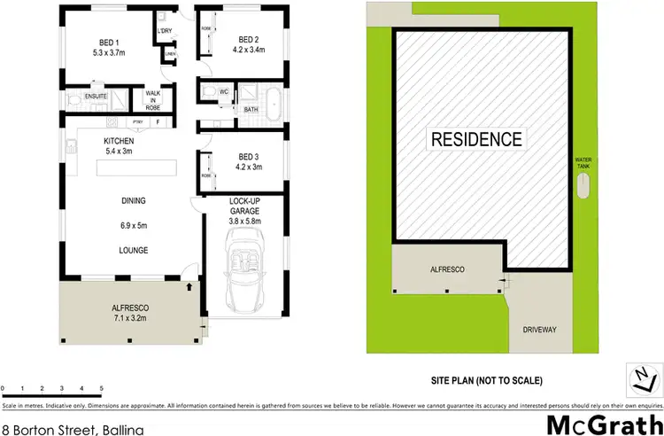 Floorplan of Homely villa listing, 8 Borton Street, Ballina NSW 2478