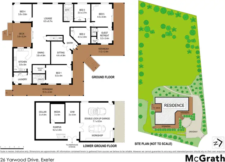 Floorplan of Homely house listing, 26 Yarwood Drive, Exeter NSW 2579
