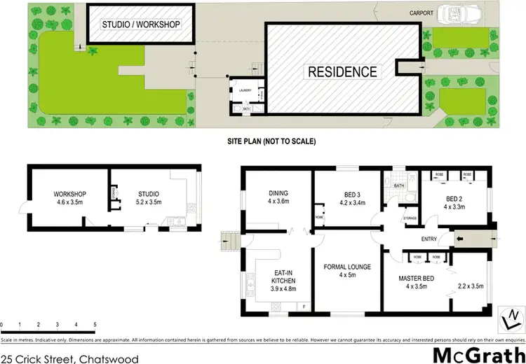 Floorplan of Homely house listing, 25 Crick Street, Chatswood NSW 2067