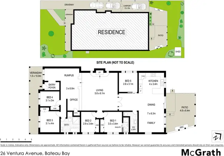 Floorplan of Homely house listing, 26 Ventura Avenue, Bateau Bay NSW 2261