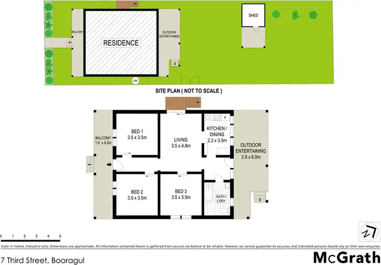 Floorplan of Homely house listing, 7 Third Street, Booragul NSW 2284
