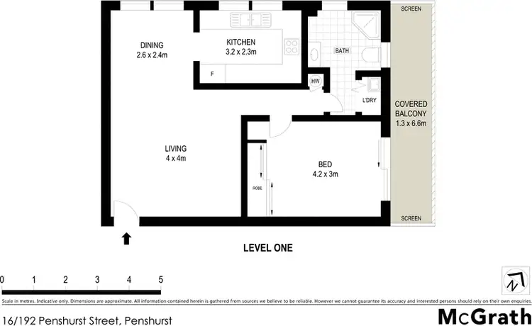 Floorplan of Homely apartment listing, 16/192 Penshurst Street, Penshurst NSW 2222