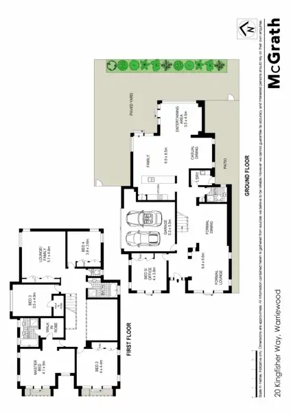 Floorplan of Homely house listing, 20 Kingfisher Way, Warriewood NSW 2102
