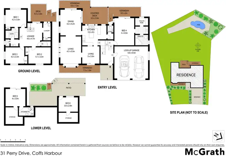 Floorplan of Homely house listing, 31 Perry Drive, Coffs Harbour NSW 2450