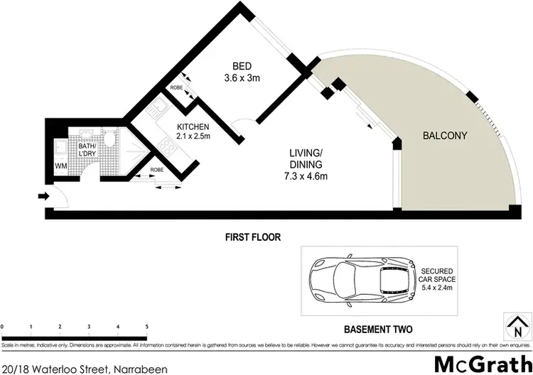 Floorplan of Homely apartment listing, 20/18 Waterloo Street, Narrabeen NSW 2101
