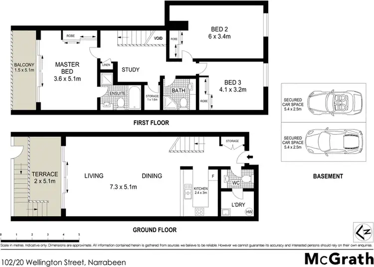Floorplan of Homely apartment listing, 102/20 Wellington Street, Narrabeen NSW 2101