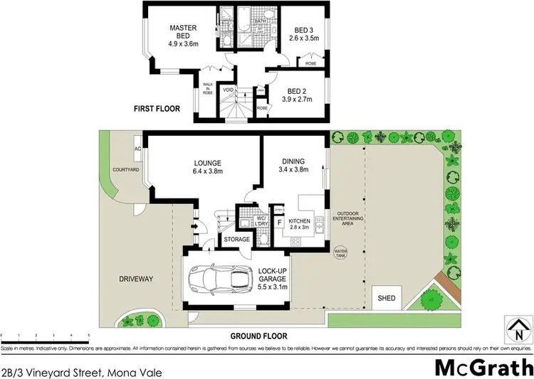 Floorplan of Homely townhouse listing, 2B/3 Vineyard Street, Mona Vale NSW 2103