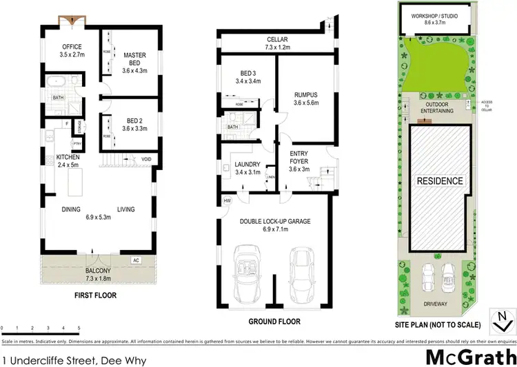 Floorplan of Homely house listing, 1 Undercliffe Street, Dee Why NSW 2099