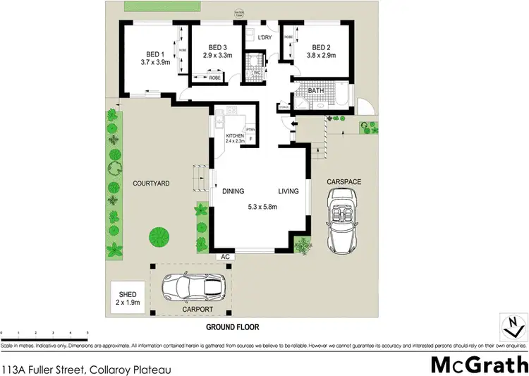 Floorplan of Homely house listing, 113A Fuller Street, Collaroy Plateau NSW 2097