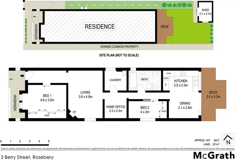 Floorplan of Homely house listing, 3 Berry Street, Rosebery NSW 2018