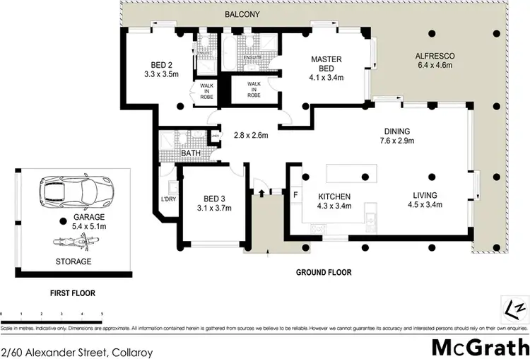 Floorplan of Homely apartment listing, 2/60 Alexander Street, Collaroy NSW 2097