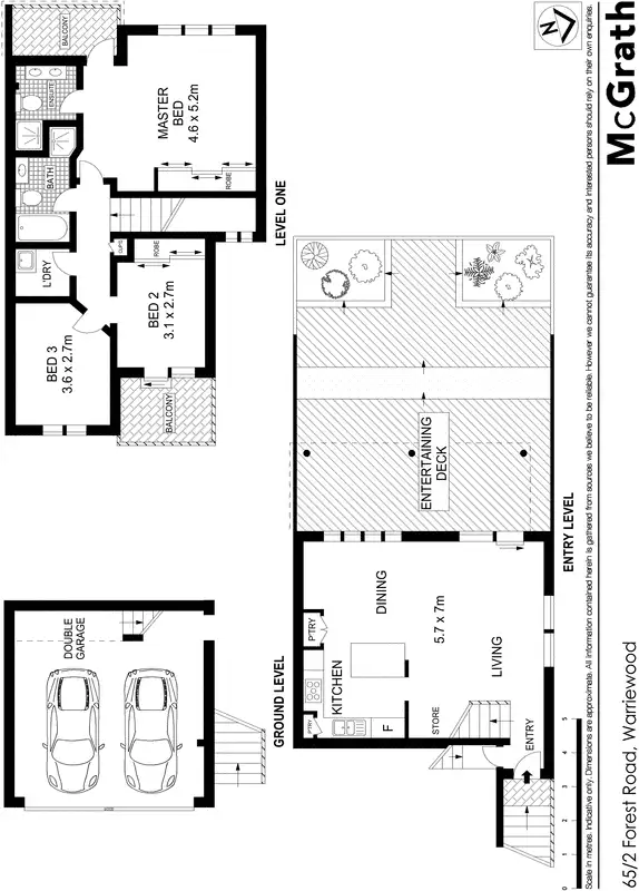 Floorplan of Homely townhouse listing, 65/2 Forest Road, Warriewood NSW 2102