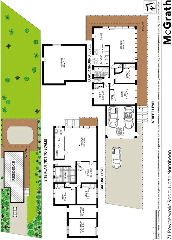 Floorplan of Homely townhouse listing, 71 Powderworks Road, North Narrabeen NSW 2101