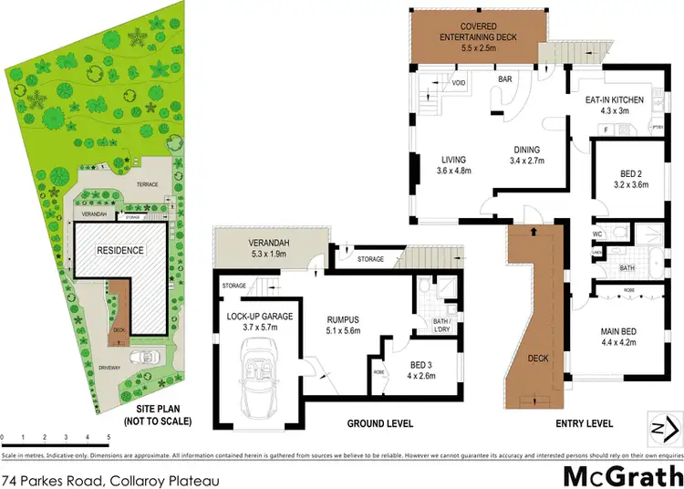 Floorplan of Homely house listing, 74 Parkes Road, Collaroy Plateau NSW 2097