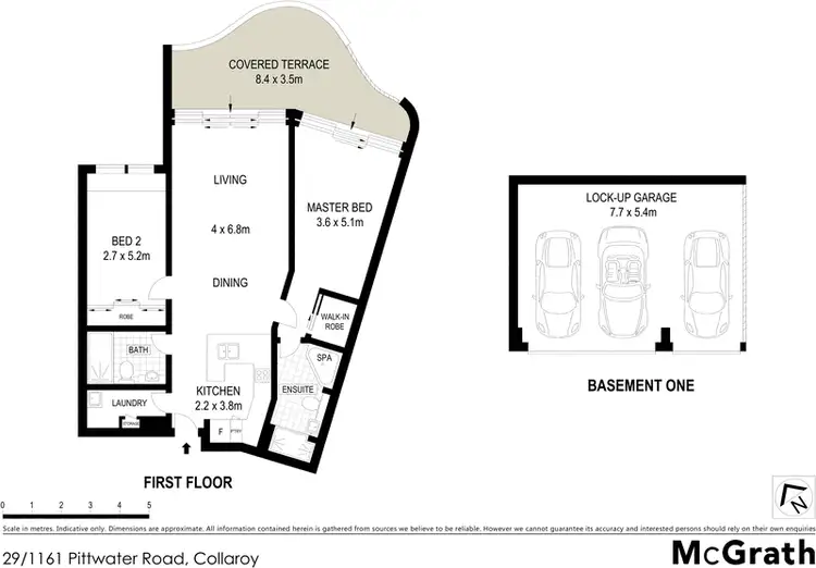 Floorplan of Homely apartment listing, 29/1161 Pittwater Road, Collaroy NSW 2097