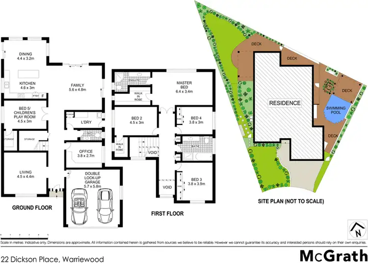 Floorplan of Homely house listing, 22 Dickson Place, Warriewood NSW 2102