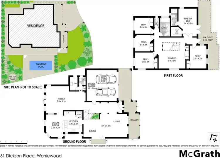Floorplan of Homely house listing, 61 Dickson Place, Warriewood NSW 2102