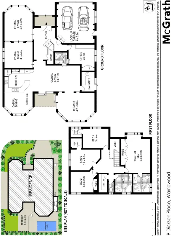 Floorplan of Homely house listing, 9 Dickson Place, Warriewood NSW 2102