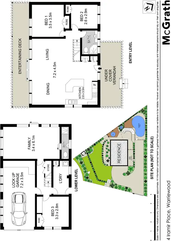 Floorplan of Homely house listing, 4 Iramir Place, Warriewood NSW 2102