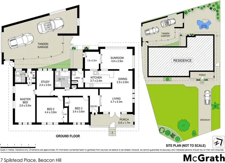Floorplan of Homely house listing, 7 Spilstead Place, Beacon Hill NSW 2100