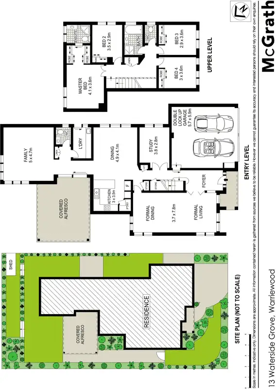 Floorplan of Homely house listing, 13 Waterside Grove, Warriewood NSW 2102