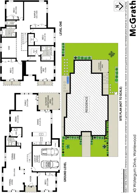 Floorplan of Homely house listing, 43 Watergum Drive, Warriewood NSW 2102