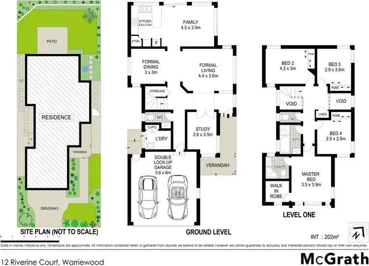 Floorplan of Homely house listing, 12 Riverine Court, Warriewood NSW 2102