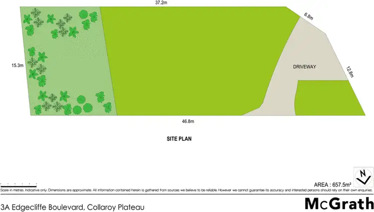 Floorplan of Homely land listing, 3A Edgecliffe Boulevarde, Collaroy Plateau NSW 2097