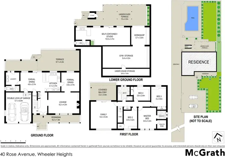 Floorplan of Homely house listing, 40 Rose Avenue, Wheeler Heights NSW 2097