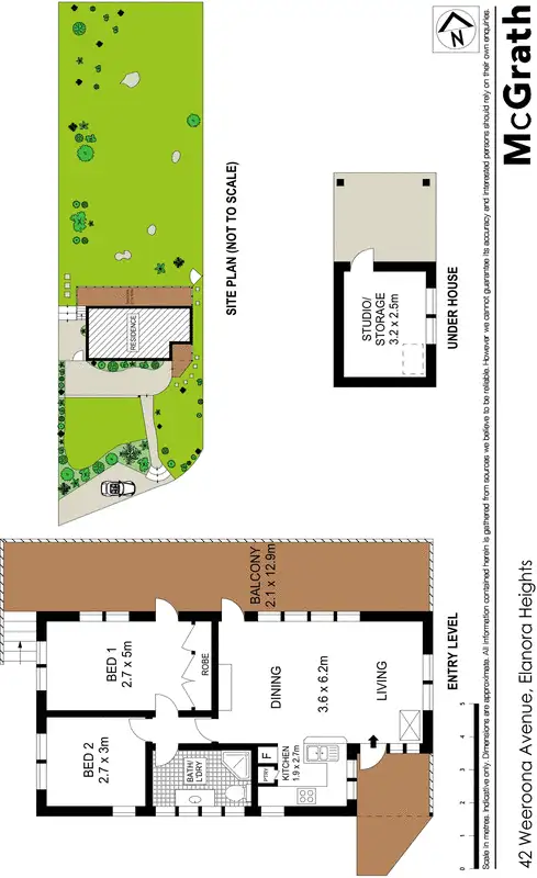 Floorplan of Homely house listing, 42 Weeroona Avenue, Elanora Heights NSW 2101