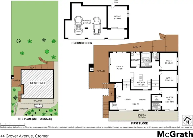 Floorplan of Homely house listing, 44 Grover Avenue, Cromer NSW 2099