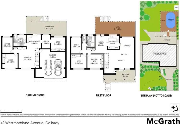 Floorplan of Homely house listing, 43 Westmoreland Avenue, Collaroy NSW 2097