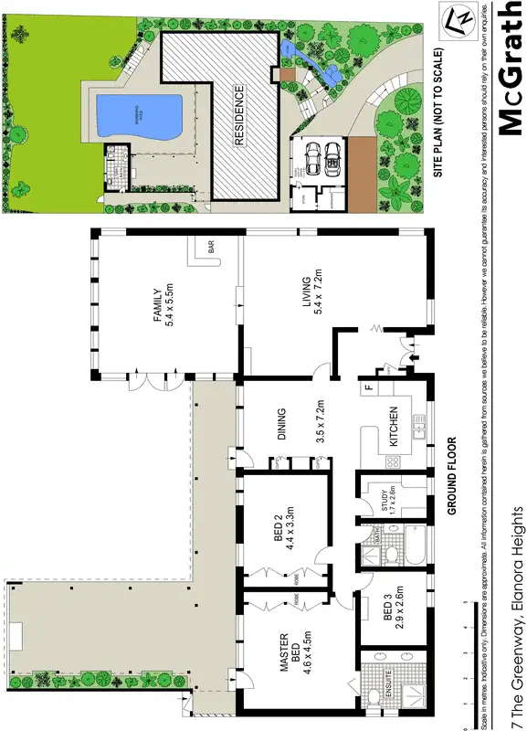 Floorplan of Homely house listing, 7 The Greenway, Elanora Heights NSW 2101