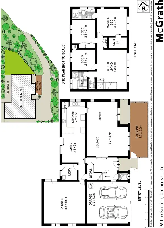 Floorplan of Homely house listing, 36 The Bastion, Umina Beach NSW 2257