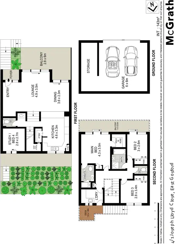 Floorplan of Homely apartment listing, 4/1 Joseph Lloyd Close, Gosford NSW 2250