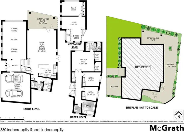 Floorplan of Homely house listing, 330 Indooroopilly Road, Indooroopilly QLD 4068